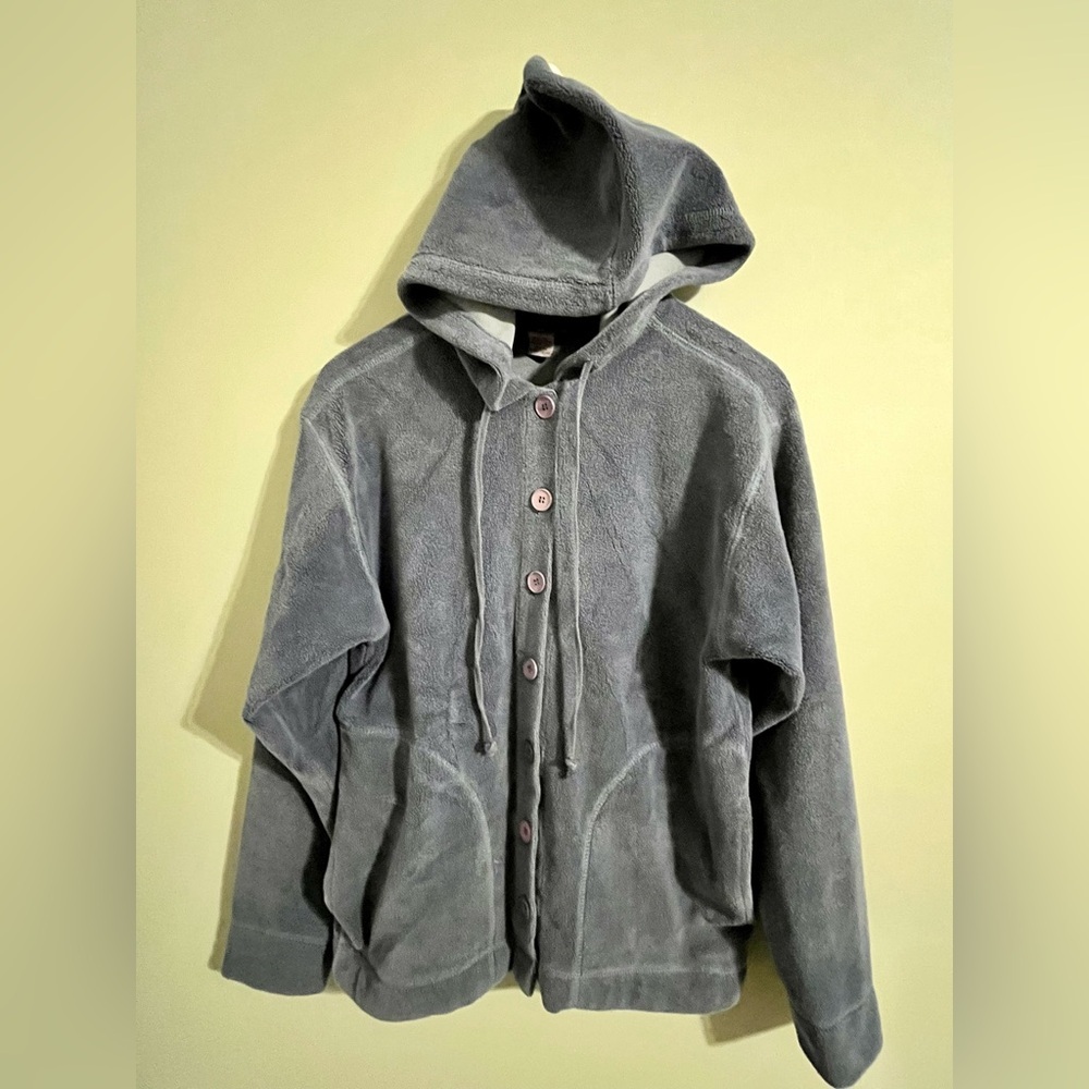 Cotton Country Hooded Button-Up Jacket - Picture 10 of 11